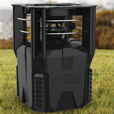 Close-up of XD-Pro Feeder Kit digital timer and industrial-grade motor